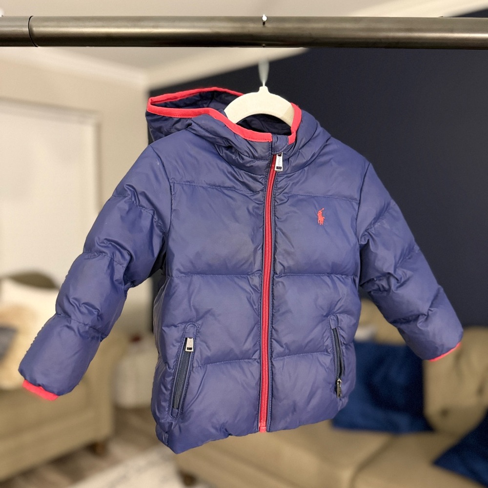 Ralph Lauren Navy Jacket with Red Details
